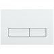 VECONI Кнопка смыва FLUSH V1, FLV1-W, 240х162х9, пластик, белый глянец FLV1-W