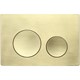 VECONI Кнопка смыва FLUSH V2, FLV2-G, 240х162х10, пластик, золото брашинг FLV2-G