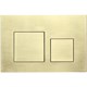 VECONI Кнопка смыва FLUSH V4, FLV4-G, 240х162х10, пластик, золото брашинг FLV4-G