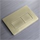 VECONI Кнопка смыва FLUSH V5, FLV5-G, 240х162х9, пластик, золото брашинг FLV5-G