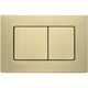 VECONI Кнопка смыва FLUSH V8, FLV8-G, 240х162х7, пластик, золото брашинг FLV8-G