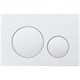 VECONI Кнопка смыва FLUSH V10, FLV10-W, 240х162х7, пластик, белый глянец
кайма - белый глянец FLV10-W