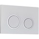VECONI Кнопка смыва FLUSH V11, FLV11-W, 240х162х7, пластик, белый глянец
кайма - белый глянец FLV11-W