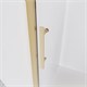 VECONI Душевая дверь Evo 100 G, 1700x1950, золото брашинг, стекло прозрачное E1-G-170-01-C9