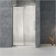 VECONI Душевая дверь распашная Vianno VN-34R, 1000x1950, хром, стекло дождь VN34R-100-06-C7