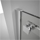 VECONI Душевая дверь раздвижная Vianno VN-75, 1600x2000, хром, стекло прозрачное VN75-160-01-C4