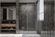 VECONI Душевая дверь Premium Trento PTD-30GR, 1200х2000, брашированный графит, стекло прозрачное PTD30-GR-120-01-C4