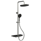 VECONI Душевая стойка ENNA, графит брашинг EN-200-GR-C4