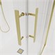 VECONI Душевой угол квадратный, двери раздвижные  Evo 300 G, 800х800x1950, золото брашинг, прозрачное стекло E3-G-8080-01-C9
