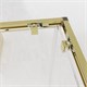 VECONI Душевой угол квадратный, двери раздвижные  Evo 300 G, 1000х1000x1950, золото брашинг, прозрачное стекло E3-G-100100-01-C9