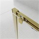 VECONI Душевой угол прямоугольный, двери раздвижные  Evo 100SP G 1700х1100x1950, золото брашинг, прозрачное стекло E1-SP-G-170110-01-C9