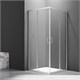 VECONI Душевой угол прямоугольный, двери раздвижные Rovigo RV-101, 900x800x1900, хром, стекло прозрачное RV101-8090-01-C4