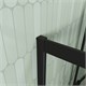 VECONI Душевой угол квадратный, двери раздвижные Rovigo RV-13, 800x800x1950, черный, стекло прозрачное RV13-80-01-C5