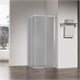 VECONI Душевой угол прямоугольный, двери раздвижные Rovigo RV-50CH-L, 1100x900x1950, хром, стекло pear RV50CH-L-11090-02-C8