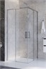 CEZARES Plane Душевой уголок квадратный двери раздвижные размер 90x90 см, профиль - хром / стекло - прозрачное PLANE-A-2-90-C-CR
