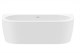 CEZARES Slim Акриловая ванна пристенная прямоугольная размер 180x80 см, белый SLIM WALL-180-80-60-W37-SET
