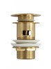 CEZARES Czr CZR-SAT-BORO Донный клапан с системой "Клик-клак" с переливом, брашированное золото CZR-SAT-BORO