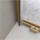 BELBAGNO Luce Душевая дверь в нишу  ширина 100 см, профиль - золото / стекло - прозрачное LUCE-BF-1-100-C-ORO