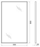 BELBAGNO Зеркало в алюминиевой раме SPC-AL-500-800, 500x20x800 SPC-AL-500-800