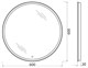 BELBAGNO Зеркало с встроенным светильником и сенсорным выключателем SPC-RNG-600-LED-TCH, 12W, 220-240V, 600x30 SPC-RNG-600-LED-TCH