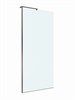 BELBAGNO Uno Душевая перегородка ширина 80 см, профиль - оружейная сталь / стекло - прозрачное UNO-L-1-TB-80-C-GM
