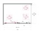 BELBAGNO Marino Душевой уголок прямоугольный размер 140x100 см профиль - оружейная сталь / стекло - прозрачное, двери раздвижные MARINO-2-AH-1-140/100-C-GM