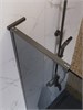 BELBAGNO Uno Душевая перегородка ширина 90 см, профиль - оружейная сталь / стекло - серое UNO-L-1-TB-90-GR-GM