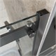 BELBAGNO Marino Душевой уголок прямоугольный размер 150x90 см профиль - оружейная сталь / стекло - прозрачное, двери раздвижные MARINO-2-AH-1-150/90-C-GM