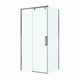 BELBAGNO Soft Close-1 Душевой уголок прямоугольный размер 100x90 см профиль - оружейная сталь / стекло - прозрачное, двери раздвижные SOFT_CLOSE-1-AH-1-100/90-C-GM
