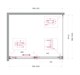 BELBAGNO Soft Close-1 Душевой уголок прямоугольный размер 120x100 см профиль - оружейная сталь / стекло - прозрачное, двери раздвижные SOFT_CLOSE-1-AH-1-120/100-C-GM