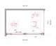 BELBAGNO Soft Close-1 Душевой уголок прямоугольный размер 120x80 см профиль - оружейная сталь / стекло - прозрачное, двери раздвижные SOFT_CLOSE-1-AH-1-120/80-C-GM