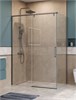 BELBAGNO Soft Close-1 Душевой уголок прямоугольный размер 150x100 см профиль - оружейная сталь / стекло - прозрачное, двери раздвижные SOFT_CLOSE-1-AH-1-150/100-C-GM