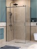 BELBAGNO Soft Close-2 Душевой уголок прямоугольный размер 120x80 см профиль - оружейная сталь / стекло - прозрачное, двери раздвижные SOFT_CLOSE-2-AH-1-120/80-C-GM