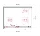BELBAGNO Soft Close-2 Душевой уголок прямоугольный размер 120x90 см профиль - хром / стекло - прозрачное, двери раздвижные SOFT_CLOSE-2-AH-1-120/90-C-Cr
