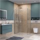 BELBAGNO Soft Close-2 Душевой уголок прямоугольный размер 120x90 см профиль - хром / стекло - прозрачное, двери раздвижные SOFT_CLOSE-2-AH-1-120/90-C-Cr