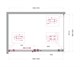 BELBAGNO Soft Close-2 Душевой уголок прямоугольный размер 130x90 см профиль - оружейная сталь / стекло - прозрачное, двери раздвижные SOFT_CLOSE-2-AH-1-130/90-C-GM