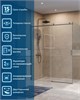 BELBAGNO Soft Close-2 Душевой уголок прямоугольный размер 160x100 см профиль - оружейная сталь / стекло - прозрачное, двери раздвижные SOFT_CLOSE-2-AH-1-160/100-C-GM