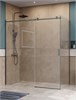 BELBAGNO Soft Close-2 Душевой уголок прямоугольный размер 180x80 см профиль - оружейная сталь / стекло - прозрачное, двери раздвижные SOFT_CLOSE-2-AH-1-180/80-C-GM