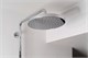 E26237-CP ATOM Колонна для ванны и душа с термостатом, поворотным изливом, круглым верхним E26237-CP