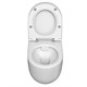 VITRA Подвесной унитаз Liquid 7321B403-0075 безободковый Rim-ex белый санитарный фарфор антибактериальное покрытие Hygiene + Clean 7321B403-0075