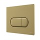 VITRA Кнопка смыва для инсталляции Root Round 740-2224 глянцевое золото двойный смыв 740-2224