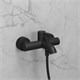 VITRA Настенный смеситель для ванны Minimax Round A4354836EXP однорычажный матовый черный латунь A4354836EXP