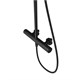 VITRA Душевая система Joy A4729836EXP с термостатическим смесителем и ручным душем матовая черная A4729836EXP