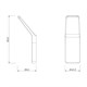 LEMARK Крючок одинарный SMOOTH LINE для полотенец и халатов, хром 9711001