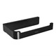 LEMARK Держатель для туалетной бумаги SMOOTH LINE открытый, чёрный матовый 9722008