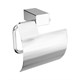 LEMARK Держатель для туалетной бумаги SMOOTH LINE с крышкой, хром 9721010
