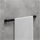 LEMARK Полотенцедержатель SMOOTH LINE одинарный, чёрный матовый 9782023