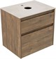 AQUANET Тумба с раковиной Nova Lite 2.0 60 2 ящ. цв. дуб рустикальный AQUANET-348189