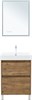 AQUANET Тумба с раковиной Nova Lite 2.0 60 напольная цв. дуб рустикальный AQUANET-348191