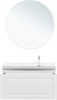 AQUANET Тумба с раковиной Агата 100 R 1 ящ. цв. белый сатин AQUANET-365932